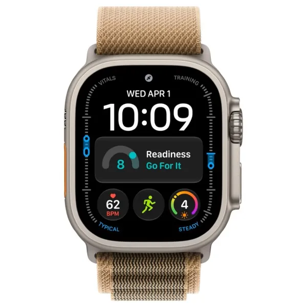 Apple Watch Series Ultra 4 49mm Natural Titanium Case with Desert  Alpine Loop S